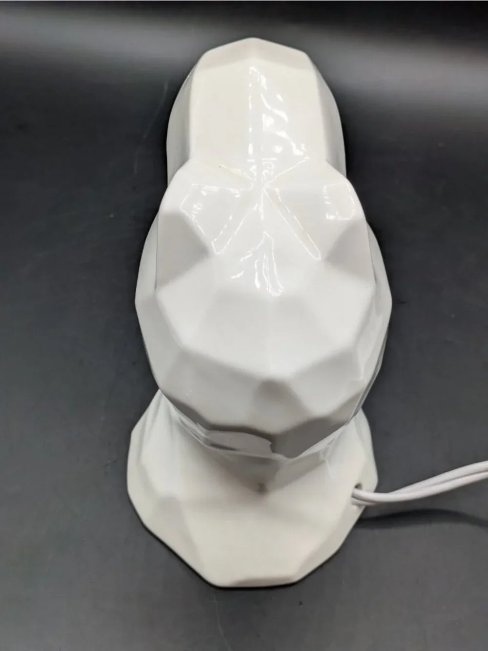 T-Rex Dinosaur Head Night Light Lamp White Ceramic Target 6.5
